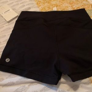 Never worn and NWT Lululemon Liberty Shorts size 8